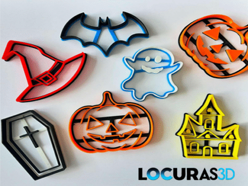 Kit De Cortantes Halloween X 7